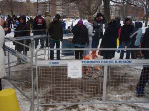 12.R.V.Burgess Park fenced campfire, 2011...